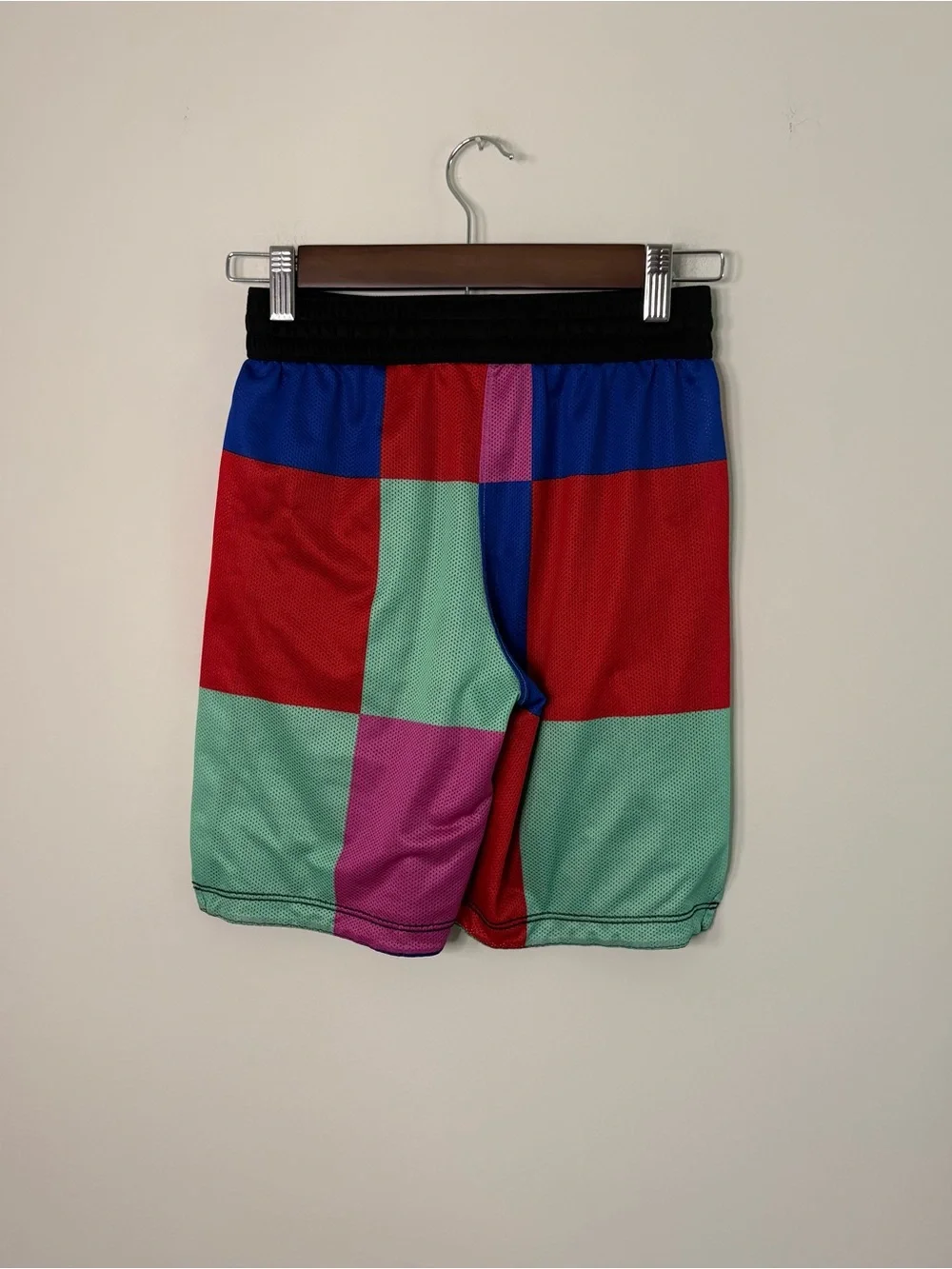 Nike Youth Medium Shorts Basketball Colorful EUC Reversible School Measures 22”